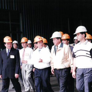 陳水扁總統赴桃園楊梅鎮參訪新泰伸銅工業公司-陳水扁總統活動照片-MOFA109179CF-2020-12-PH00025-033