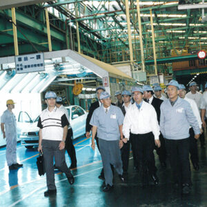 陳水扁總統赴桃園楊梅鎮參訪中華汽車工業股份有限公司-陳水扁總統活動照片-MOFA109179CF-2020-12-PH00025-036