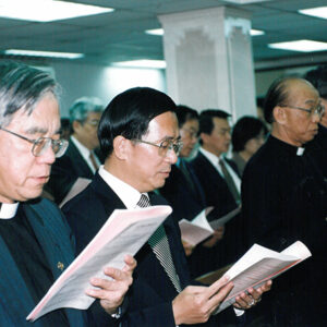 陳水扁總統於台北市參加義光基督教長老教會設立二十週年感恩禮拜-陳水扁總統活動照片-MOFA109179CF-2020-12-PH00029-013