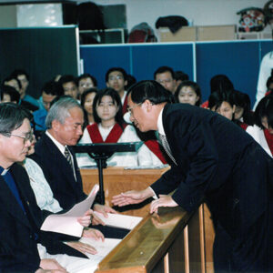 陳水扁總統於台北市參加義光基督教長老教會設立二十週年感恩禮拜-陳水扁總統活動照片-MOFA109179CF-2020-12-PH00029-014