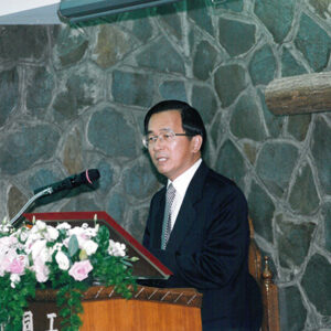 陳水扁總統於台北市參加義光基督教長老教會設立二十週年感恩禮拜-陳水扁總統活動照片-MOFA109179CF-2020-12-PH00029-015