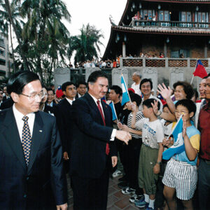 陳水扁總統陪同瓜地馬拉總統波狄優參觀位於台南市的赤崁樓-陳水扁總統活動照片-MOFA109179CF-2020-12-PH00029-046