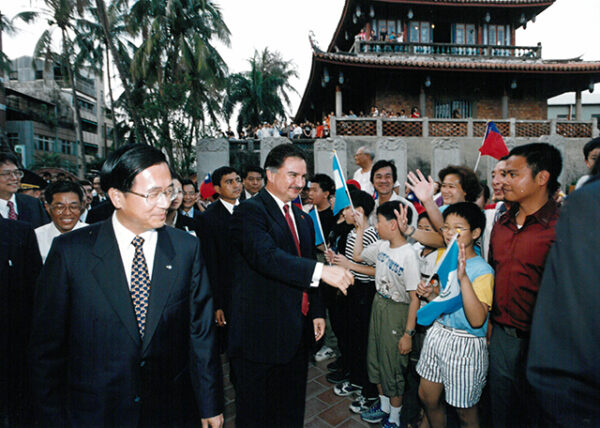 陳水扁總統陪同瓜地馬拉總統波狄優參觀位於台南市的赤崁樓-陳水扁總統活動照片-MOFA109179CF-2020-12-PH00029-046