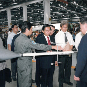 陳水扁總統赴台中參觀漢翔公司-陳水扁總統活動照片-MOFA109179CF-2020-12-PH00030-001