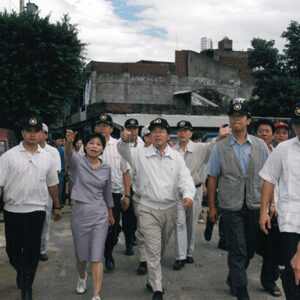 陳水扁總統赴桃園縣視察南通社區淹水情形-陳水扁總統活動照片-MOFA109179CF-2020-12-PH00030-039