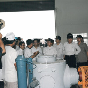 陳水扁總統赴台南縣視察北門抽水站淹水情形-陳水扁總統活動照片-MOFA109179CF-2020-12-PH00030-057