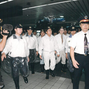 陳水扁總統赴台北火車站視察捷運站積水情形-陳水扁總統活動照片-MOFA109179CF-2020-12-PH00031-001