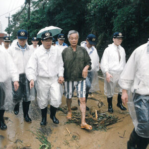 陳水扁總統赴台北南港視察中研院土石崩塌情形-陳水扁總統活動照片-MOFA109179CF-2020-12-PH00031-005