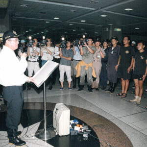 陳水扁總統赴台北車站勘察台北車站積水及淤泥清除情形-陳水扁總統活動照片-MOFA109179CF-2020-12-PH00031-015