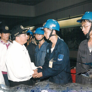 陳水扁總統赴台北車站勘察台北車站積水及淤泥清除情形-陳水扁總統活動照片-MOFA109179CF-2020-12-PH00031-016