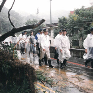 陳水扁總統赴台北汐止地區勘察受災情形-陳水扁總統活動照片-MOFA109179CF-2020-12-PH00031-017