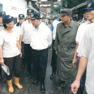 陳水扁總統赴台北汐止地區勘察受災情形-陳水扁總統活動照片-MOFA109179CF-2020-12-PH00031-018