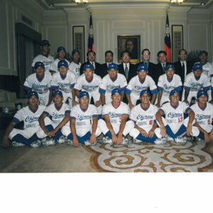 陳水扁總統於總統府嘉勉我國參加第四屆亞洲青棒錦標賽代表隊成員-陳水扁總統活動照片-MOFA109179CF-2020-12-PH00031-101