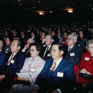 贈勳儀式中之貴賓