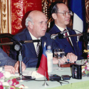 由新聞局長胡志強主持的狄克勒總統離華記者會-外交-MOFA109179CF-2020-12-PH00039-101