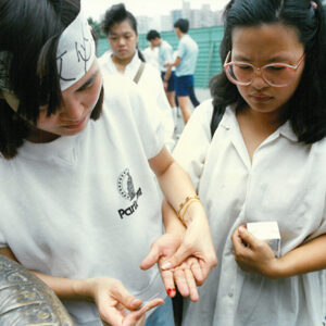 市民以鮮血書寫支持天安門運動標語-天安門事件-MOFA109179CF-2020-12-PH00040-059