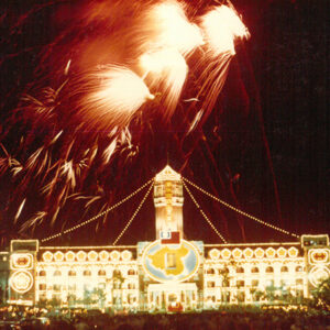 七十一年國慶總統府前夜景及施放煙火-國慶-MOFA109179CF-2020-12-PH00041-012