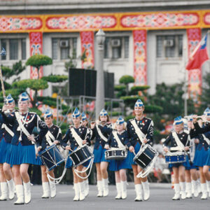 八十三年國慶大會民間遊藝表演-丹麥女子鼓樂隊的表演-國慶-MOFA109179CF-2020-12-PH00041-234