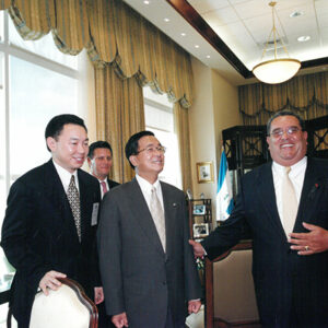 陳水扁總統於尼加拉瓜拜會尼國總統阿雷曼(Arnoldo Aleman Laccayo)-陳水扁總統「民主外交、友誼之旅」活動照片-MOFA109179CF-2020-12-PH00051-093