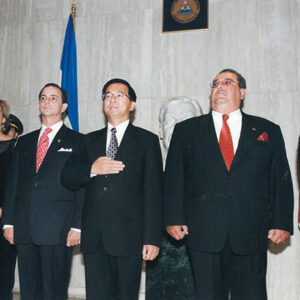 陳水扁總統於尼加拉瓜拜會尼國總統阿雷曼(Arnoldo Aleman Laccayo)贈勳-陳水扁總統「民主外交、友誼之旅」活動照片-MOFA109179CF-2020-12-PH00051-096