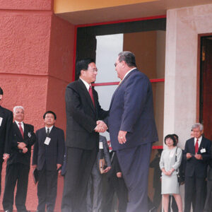 陳水扁總統於尼加拉瓜拜會尼國總統阿雷曼(Arnoldo Aleman Laccayo)-陳水扁總統「民主外交、友誼之旅」活動照片-MOFA109179CF-2020-12-PH00051-099