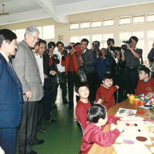 總統巡視南投啟智教養院-李總統照片冊-MOFA109179CF-2020-12-PH00109-005