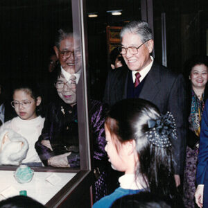 總統暨夫人等參觀故宮博物院於外雙溪-李總統照片冊-MOFA109179CF-2020-12-PH00109-042