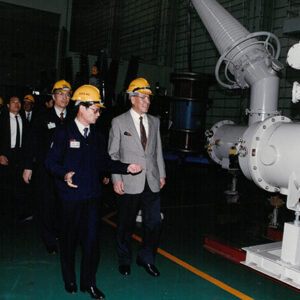 巡視黨營中興電工機械公司林口廠區於桃園-李總統照片冊-MOFA109179CF-2020-12-PH00109-076