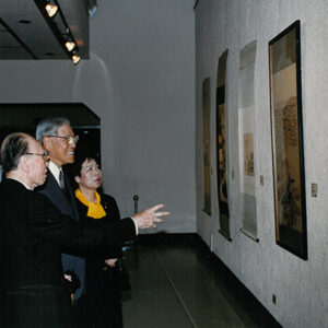 總統參觀林玉山回顧展於市立美術館-李總統照片冊-MOFA109179CF-2020-12-PH00109-113