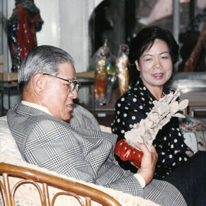 總統偕夫人訪問民俗藝術家劉銘侮於花蓮-李總統照片冊-MOFA109179CF-2020-12-PH00109-134