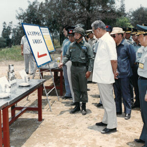總統巡視王田師陣地編成及野戰膳食作業-李總統照片冊-MOFA109179CF-2020-12-PH00109-145