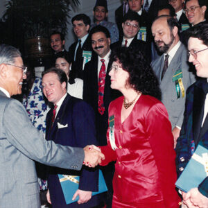 總統接見出席"國際青年商會一九九三年亞太地區大會"各國代表於總統府-李總統照片冊-MOFA109179CF-2020-12-PH00114-082