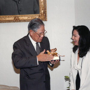 總統接見第五十一屆威尼斯影展金獅獎影片"愛情萬歲"演員楊貴眉等人於總統府-李總統照片冊-MOFA109179CF-2020-12-PH00117-007