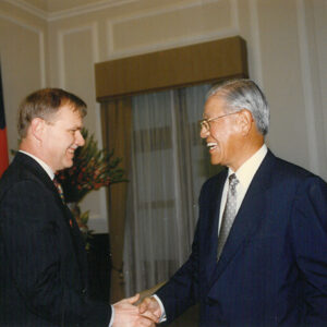 李登輝總統接見美國在臺協會理事主席卜睿哲-李登輝總統活動照片冊-MOFA109179CF-2020-12-PH00163-001