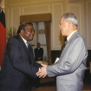 李登輝總統接見史瓦濟蘭王國國會參議院議長姆錫納等人-李登輝總統活動照片冊-MOFA109179CF-2020-12-PH00163-003