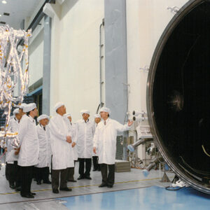 李登輝總統視導國家太空計畫中華一號衛星等整測設備-李登輝總統活動照片冊-MOFA109179CF-2020-12-PH00163-071