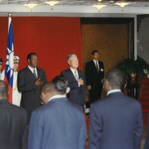 李登輝總統軍禮歡送布吉納法索總統龔保雷閣下-李登輝總統活動照片冊-MOFA109179CF-2020-12-PH00163-092