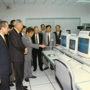 李登輝總統蒞臨台北衛星通信中心-李登輝總統活動照片冊-MOFA109179CF-2020-12-PH00163-114