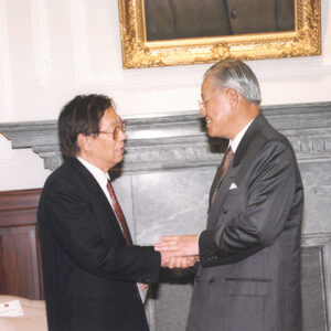 李登輝總統接見人權基金會董事長柏楊。-李登輝總統活動照片冊-MOFA109179CF-2020-12-PH00164-032