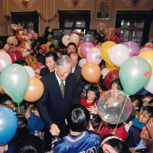 李登輝總統接見「寶貝童心」兒童。-李登輝總統活動照片冊-MOFA109179CF-2020-12-PH00164-065