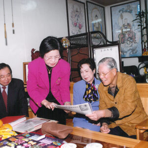 李登輝總統伉儷探訪柯蔡玉瓊女士。-李登輝總統活動照片冊-MOFA109179CF-2020-12-PH00164-087