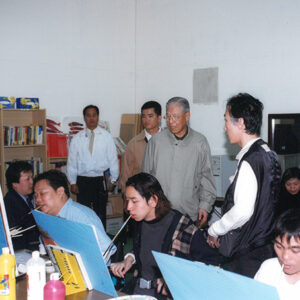 李登輝總統蒞臨桃園脊髓損傷庇護中心-李登輝總統活動照片冊-MOFA109179CF-2020-12-PH00165-009