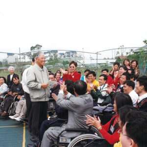李登輝總統蒞臨桃園脊髓損傷庇護中心-李登輝總統活動照片冊-MOFA109179CF-2020-12-PH00165-010
