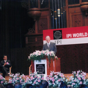 李總統蒞臨國家音樂廳參加國際新聞協會第四十八屆年會開幕典禮致詞-李登輝總統活動照片冊-MOFA109179CF-2020-12-PH00165-016