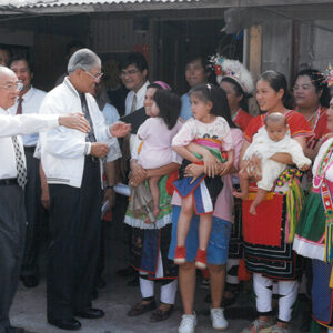 李總統蒞臨新竹市海山里原住民部落-李登輝總統活動照片冊-MOFA109179CF-2020-12-PH00165-054