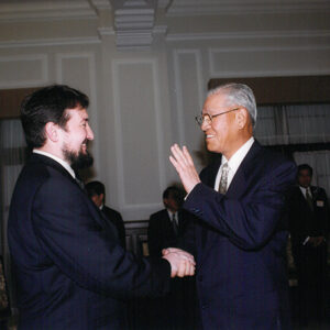 李總統於總統府接見馬其頓共和國總理喬傑夫斯夫婦-李登輝總統活動照片冊-MOFA109179CF-2020-12-PH00165-074