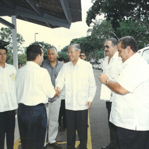 李總統登輝先生於巴拿馬總統府，巴拿馬、尼加拉瓜、宏都拉斯等三國總統參觀巴拿馬運河-李總統照片冊-MOFA109179CF-2020-12-PH00167-024