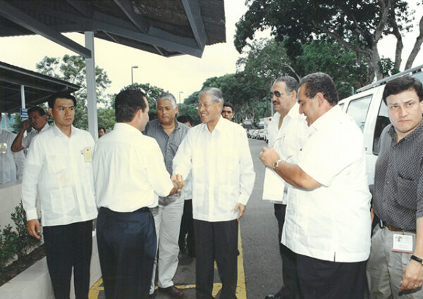 李總統登輝先生於巴拿馬總統府，巴拿馬、尼加拉瓜、宏都拉斯等三國總統參觀巴拿馬運河-李總統照片冊-MOFA109179CF-2020-12-PH00167-024