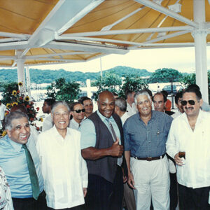 李總統登輝先生於巴拿馬總統府，巴拿馬、尼加拉瓜、宏都拉斯等三國總統在巴拿馬觀花水共進午餐-李總統照片冊-MOFA109179CF-2020-12-PH00167-025