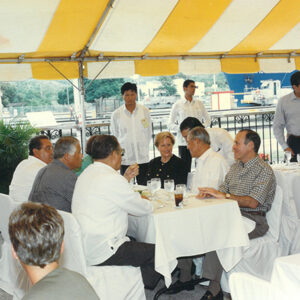 李總統登輝先生於巴拿馬總統府，巴拿馬、尼加拉瓜、宏都拉斯等三國總統在巴拿馬觀花水共進午餐-李總統照片冊-MOFA109179CF-2020-12-PH00167-027